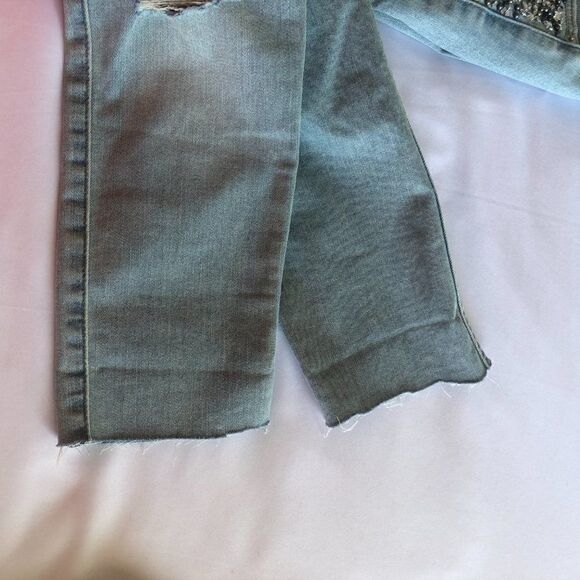 Abercrombie & Fitch Bling Jeans Light Wash Size 4R - Picture 5 of 5
